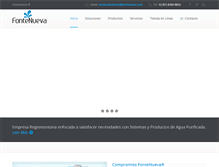 Tablet Screenshot of fontenueva.com